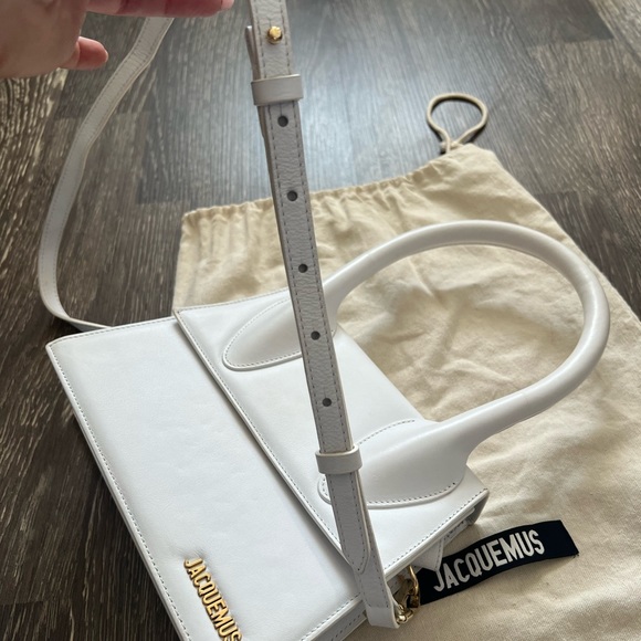Jacquemus white le grand chiquito bag - Picture 12 of 15